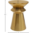 Meridian Jai Brushed Gold End Table IMAGE 5