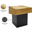 Meridian Palladium Gold End Table IMAGE 8