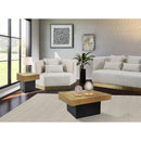 Meridian Palladium Gold End Table IMAGE 9