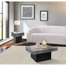 Meridian Palladium Silver End Table IMAGE 9