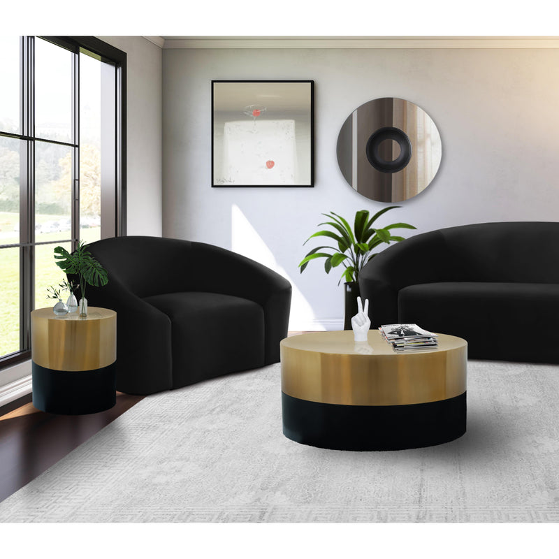 Meridian Sun Black / Gold Coffee Table IMAGE 6