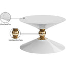 Meridian Malia White / Gold Coffee Table IMAGE 6