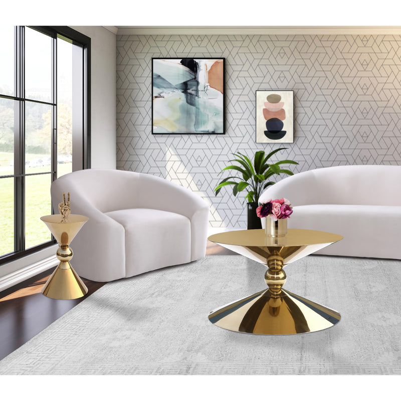 Meridian Malia Gold Coffee Table IMAGE 7