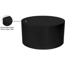 Meridian Cylinder Matte Black Coffee Table IMAGE 6