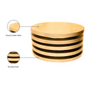 Meridian Levels Brushed Gold Coffee Table IMAGE 6