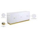 Meridian Cosmopolitan White Lacquer Sideboard/Buffet IMAGE 9