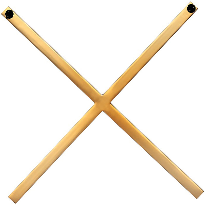 Meridian XOXO Gold Stainless Steel Wall Decor IMAGE 3