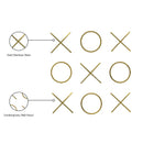 Meridian XOXO Gold Stainless Steel Wall Decor IMAGE 8