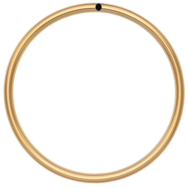Meridian XOXO Gold Stainless Steel Wall Decor IMAGE 4