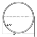 Meridian XOXO Chrome Stainless Steel Wall Decor IMAGE 6