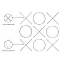 Meridian XOXO Chrome Stainless Steel Wall Decor IMAGE 8