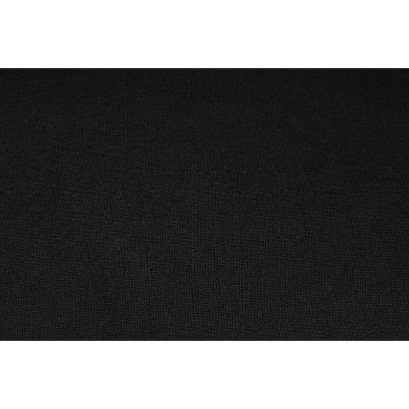 Meridian Serene Black Linen Textured Fabric Deluxe Comfort Modular Sectional IMAGE 8