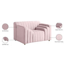 Meridian Naya Pink Velvet Chair IMAGE 10