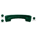 Meridian Limitless Green Velvet 11 pc Modular Sectional IMAGE 14