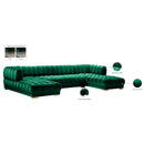 Meridian Gwen Green Velvet 3 pc Sectional (3 Boxes) IMAGE 17