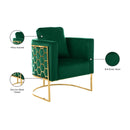 Meridian Casa Green Velvet Chair IMAGE 8