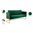 Meridian Casa Green Velvet Sofa IMAGE 8