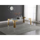 Meridian Casper Rich Gold Dining Table IMAGE 6