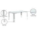 Meridian Casper Rich Chrome Dining Table IMAGE 8