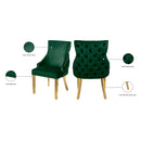 Meridian Tuft Green Velvet Dining Chair IMAGE 7