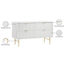 Meridian Modernist White Gloss Dresser IMAGE 13