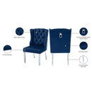Meridian Suri Navy Velvet Dining Chair IMAGE 6