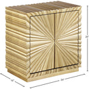 Meridian Golda Gold Side Table IMAGE 8
