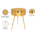 Meridian Bali Gold Night Stand IMAGE 8