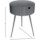 Meridian Bali Grey Night Stand IMAGE 7