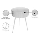 Meridian Bali White Night Stand IMAGE 8