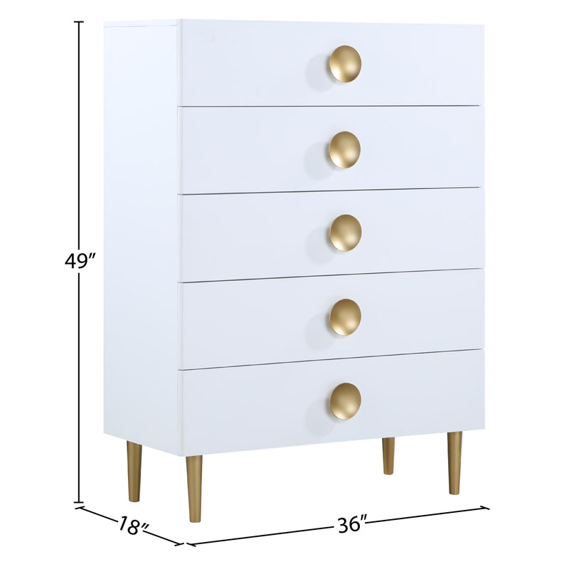 Meridian Zayne White Chest IMAGE 10