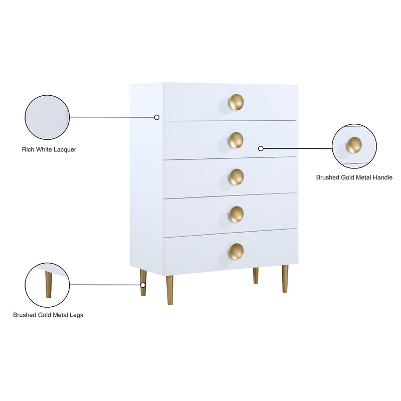 Meridian Zayne White Chest IMAGE 11