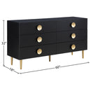 Meridian Zayne Black Dresser IMAGE 12