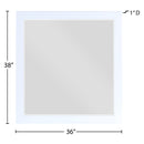 Meridian Zayne White Mirror IMAGE 6