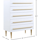 Meridian Marisol White Chest IMAGE 10