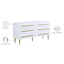 Meridian Marisol White Dresser IMAGE 13