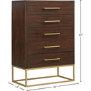 Meridian Maxine Brown Chest IMAGE 10