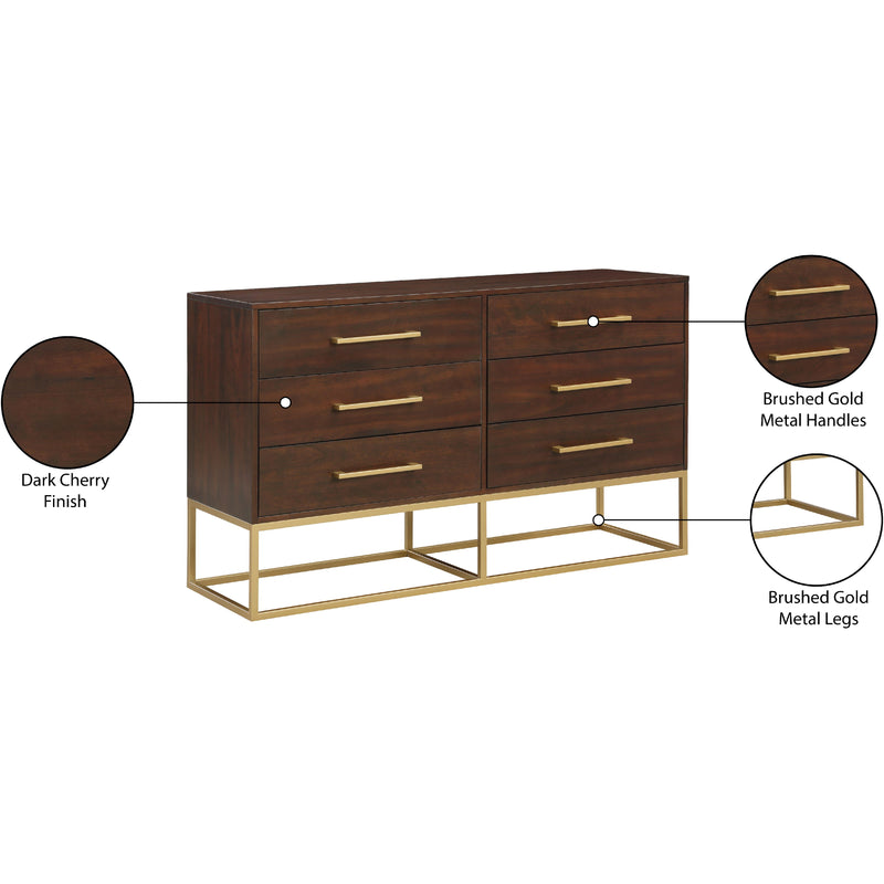Meridian Maxine Brown Dresser IMAGE 13