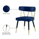 Meridian Rheingold Navy Velvet Dining Chair IMAGE 8