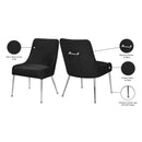 Meridian Ace Black Velvet Dining Chair IMAGE 8