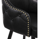 Meridian Barbosa Black Vegan Leather Counter/Bar Stool IMAGE 7