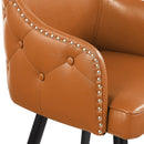 Meridian Barbosa Cognac Vegan Leather Counter/Bar Stool IMAGE 7