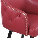 Meridian Barbosa Red Vegan Leather Counter/Bar Stool IMAGE 7