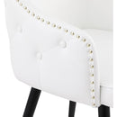 Meridian Barbosa White Vegan Leather Counter/Bar Stool IMAGE 7