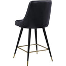Meridian Portnoy Black Vegan Leather Counter/Bar Stool IMAGE 6
