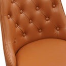 Meridian Portnoy Cognac Vegan Leather Counter/Bar Stool IMAGE 7