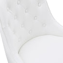 Meridian Portnoy White Vegan Leather Counter/Bar Stool IMAGE 7