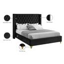 Meridian Barolo Black Velvet King Bed IMAGE 9