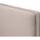 Meridian Geri Pink Velvet Full Bed IMAGE 13