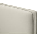 Meridian Geri Cream Velvet Twin Bed IMAGE 13